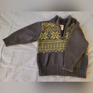 Old navy children's green Christmas sweater size 18-24 months.